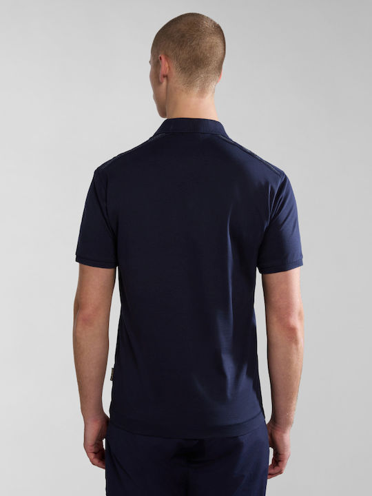 Napapijri Herren Shirt Polo Blu Marine