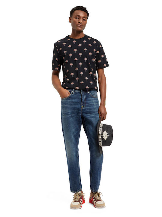 Scotch & Soda Men's Short Sleeve T-shirt Black