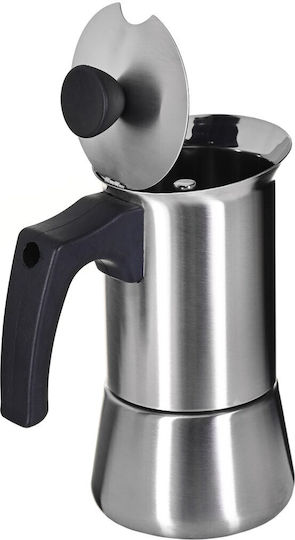 Bosch Μπρίκι Espresso 6cups Inox Ασημί
