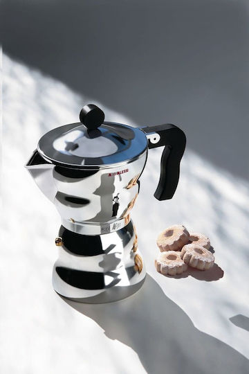 Alessi Moka Кафеварка За Еспресо 6 Чаши Сребрист