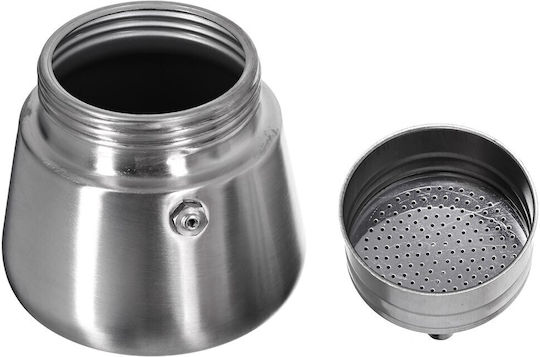 Bosch Μπρίκι Espresso 6cups Inox Ασημί