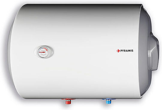 Pyramis Ηλεκτρομπόιλερ 60lt Glass Οριζόντιο 3.5kW