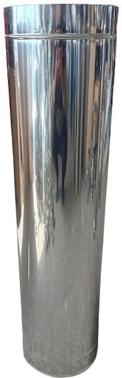Metallwork Cosmovent Coș de Fum 0,25m Inox 130mm Argintiu