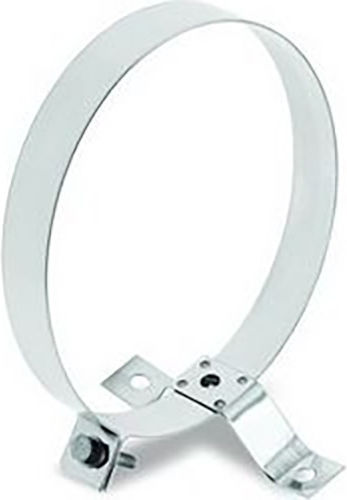Inox Shell Στήριγμα Καπνοδόχου Inox 100mm Ασημί
