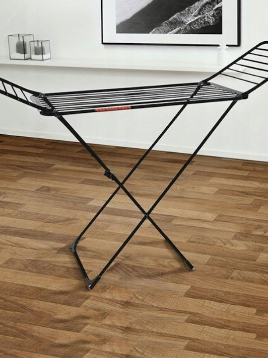 Vileda Extra Folding Floor Clothes Drying Rack Aluminum with Hanging Length 20m