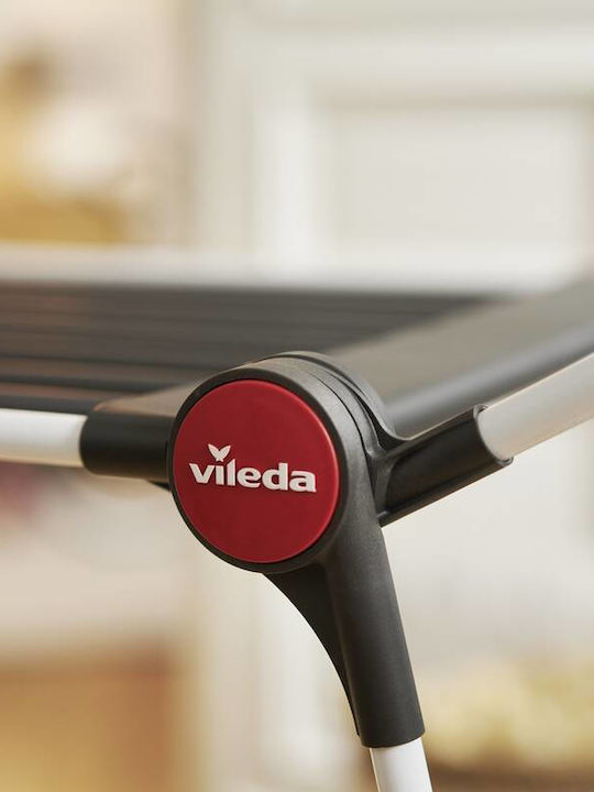 Vileda Soft Care Soft Care Uscătoare Rufe Pliere De Pardoseală Din Aluminiu Cu Lungimea Suportului De Uscare A Hainelor 21m