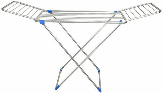 Neotechniki Folding Floor Clothes Drying Rack Made of Aluminum with 20m Hanging Length