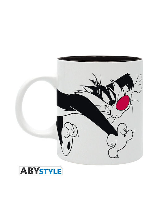 Abysse Looney Tunes - Tweety Sylvester Tasse Keramik Weiß 320ml 1Stück