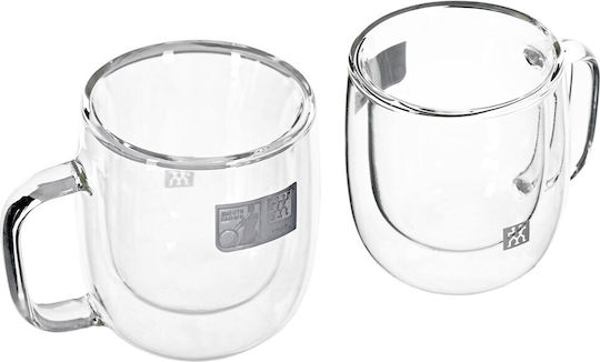 Zwilling J.A. Henckels Becher Keramik Transparent 80ml 2Stück Zwilling J.A. Henckels Becher Keramik Transparent 80ml 2Stück
