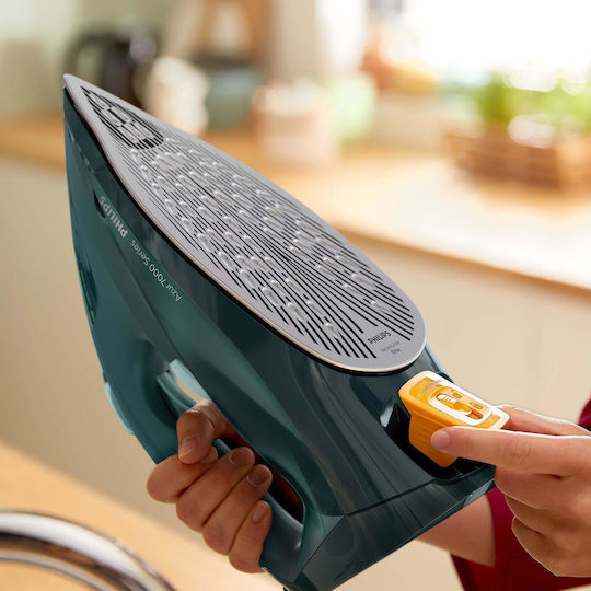 Philips SteamGlide Steam Iron 2800W with Continuous Steam Supply 50g/min Green