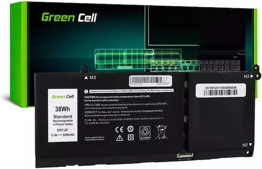 Green Cell Kompatible Batterie für Dell Breitengrad / Inspiron Dell Latitude 3320, 3330, 3520, Inspiron 15 3511, 3525, 5510 mit 3300mAh