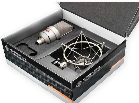 Neumann TLM 103 Studio Set Condenser Microphone XLR Shock Mounted for Vocals in Silver Color