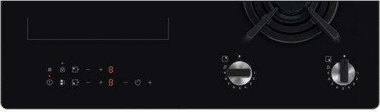 Electrolux Εστία Υγραερίου & Ρεύματος Αυτόνομη με Λειτουργία Κλειδώματος 59x52εκ.
