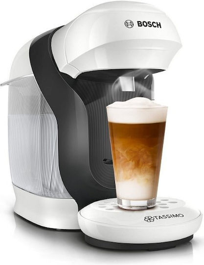 Bosch Style Pod Coffee Machine Tassimo Pressure 3.3bar White