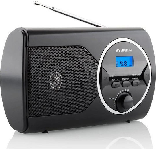 Hyundai PR570PLLUB Φορητό Ραδιόφωνο Μπαταρίας με USB Μαύρο