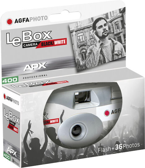 AgfaPhoto Φωτογραφική Μηχανή μιας Χρήσης LeBox Black/White