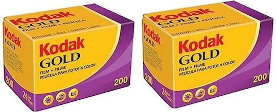 Kodak Color Negative Gold 200 Roll Film 35mm (2x24 Exposures)