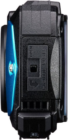 Pentax WG-90 Kompaktkamera 16MP Optischer Zoom 5x Blau