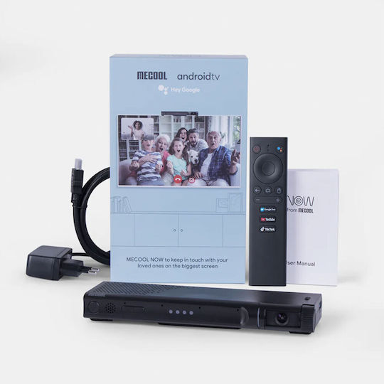 Mecool TV Box Now Google 4K UHD cu WiFi 4GB RAM și 64GB Spațiu de Stocare cu Sistem de Operare Android 11.0 și Google Assistant