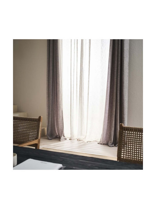 Gofis Home Curtain with Pencil Pleat Magna 495 Gray 140x295cm