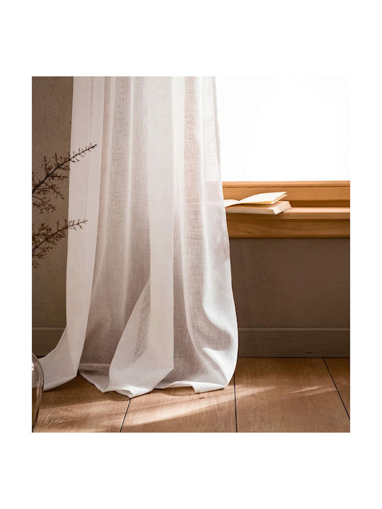 Gofis Home Grommet Curtain Combe Beige 140x280cm