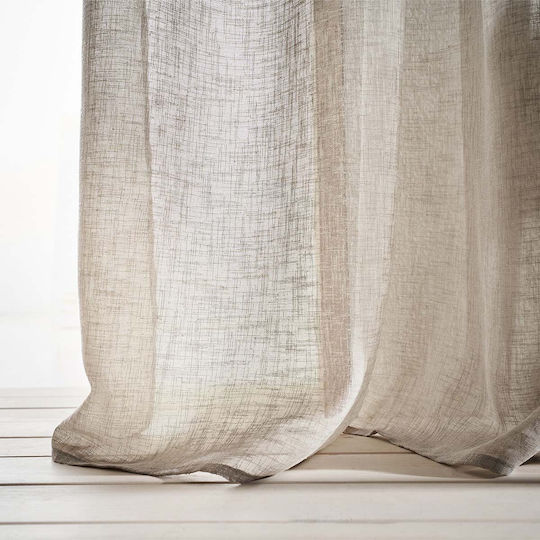 Gofis Home Curtain With Grommets Combe 502 45 Willow Beige 140x280cm