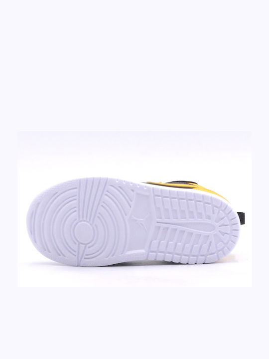 Air  1 Παιδικά Sneakers με Σκρατς Μαύρα