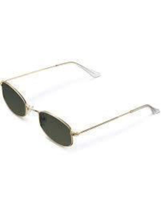 Meller Emin Sunglasses with Gold Metal Frame and Green Polarized Lens S3-GOLDOLI