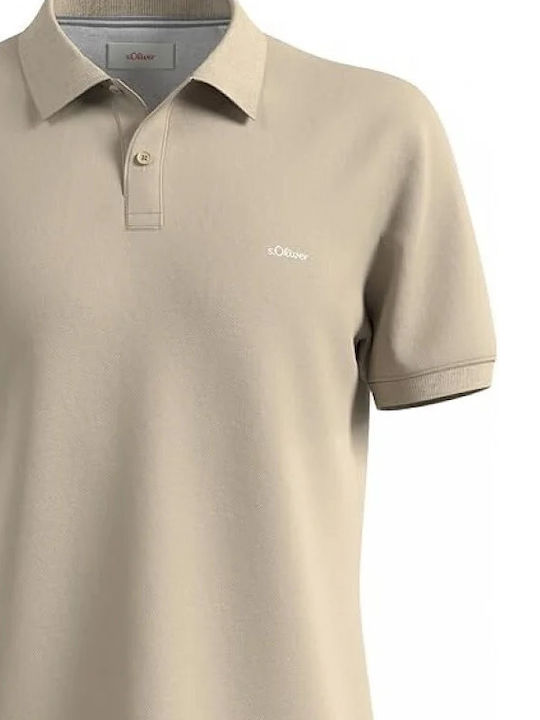 S.Oliver Men's Blouse Polo beige