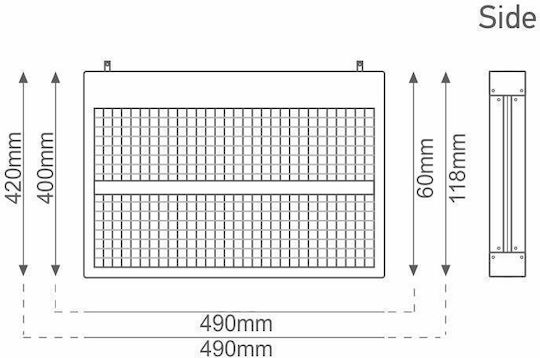 Olympia Electronics RT-72/HACCP Electric Insect Trap with Adhesive Surface 925072001