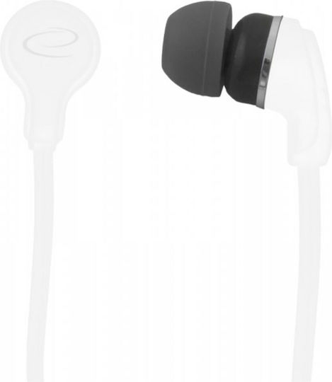 Esperanza Ακουστικά Ψείρες In Ear EH147 Λευκά