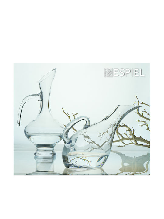 Espiel Glas Karaffe zum Servieren Wein 21cm Transparent 1750ml 1Stück