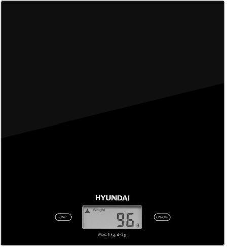 Hyundai Digital Kitchen Scale Up To 5kg Black