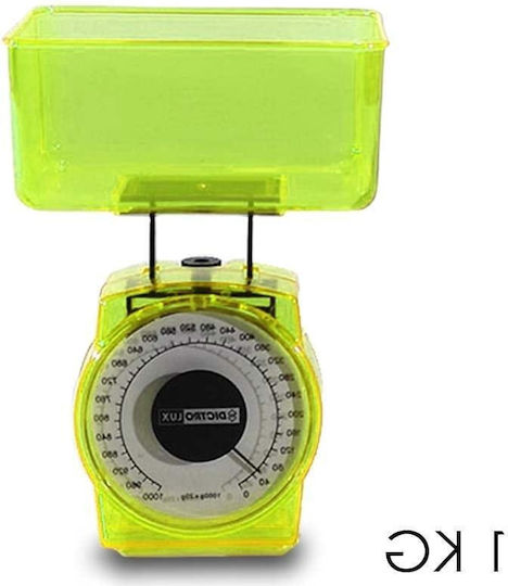 DictroLux 0321.125 Analog Kitchen Scale with Bucket Up To 10kg Green