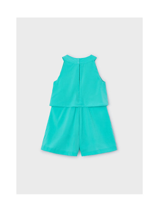 Mayoral Kids One-piece Fabric Shorts/Bermuda Turquoise