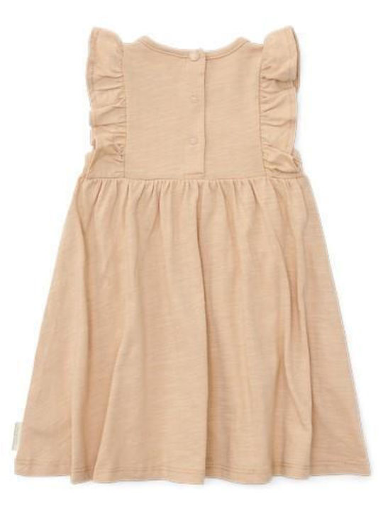 Little Dutch Kids Dress Sleeveless Beige