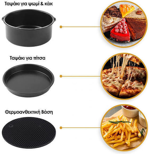 HomeVero Accessories for Cooking Appliances Made of Metal for Air Fryer
