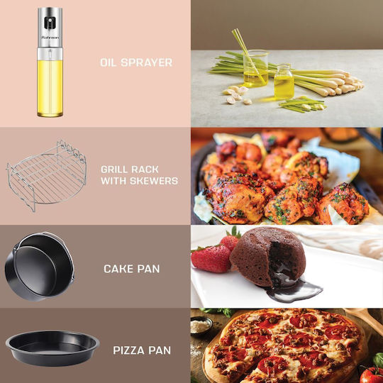 Rohnson Silicone Mold for Air Fryer 20.5x20.5cm 7 Pieces
