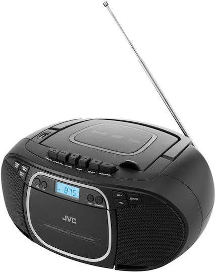 JVC Portable Sound System with CD Black