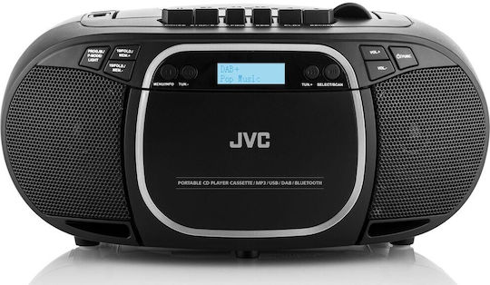 JVC Φορητό Ηχοσύστημα με Ραδιόφωνο Μαύρο