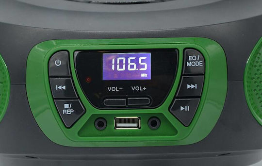 Roadstar Форум на CD плейъри CDR-365U с CD плейър / MP3 плейър / USB / Радио в Зелен цвят