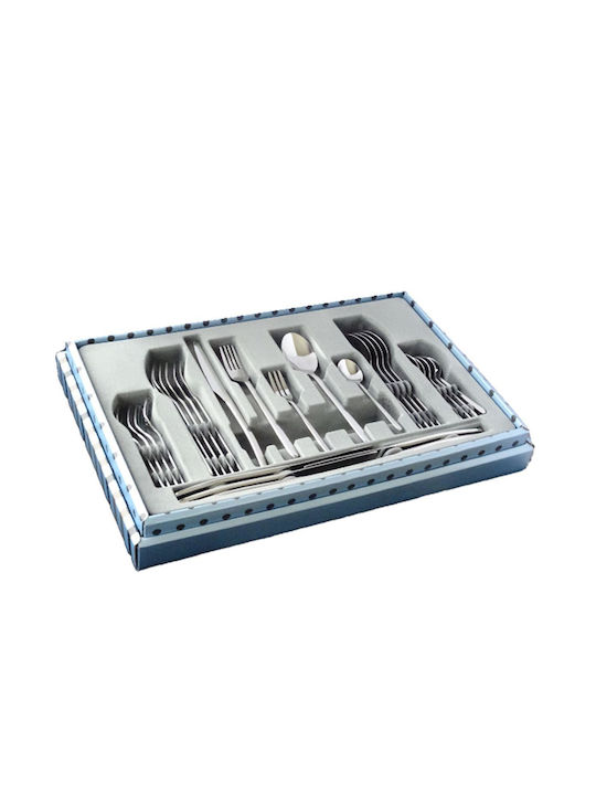 Dinox Cutlery Set Silver 30pcs