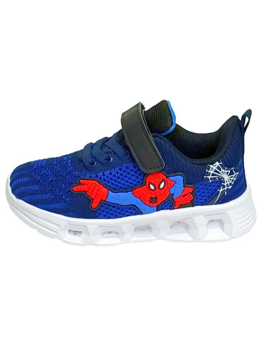 Spiderman Παιδικά Sneakers Μπλε