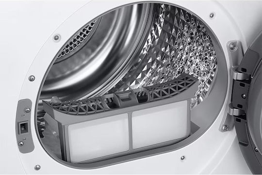 Samsung DV80T5220AW Στεγνωτήριο 8kg με Αντλία Θερμότητας