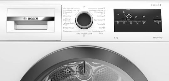 Bosch Serie 4 Wäschetrockner 8kg mit Wärmepumpe