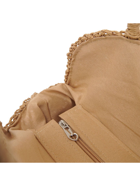 Damentasche Schultertasche Beige