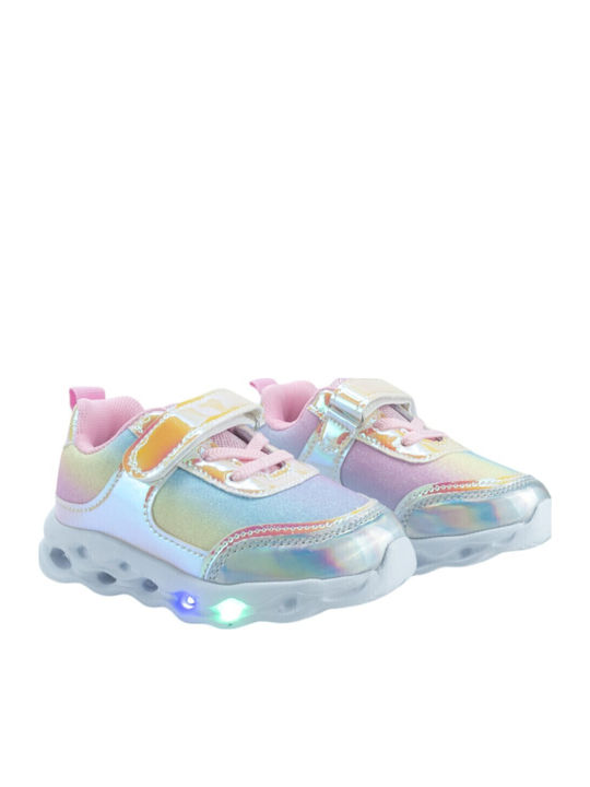 Kids Sneakers with Scratch Pink