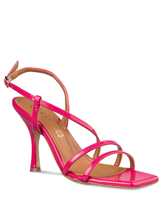 Envie Shoes Women's Sandals Pink with High Heel