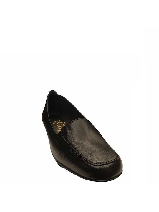 Blondie Leather Women's Moccasins in Black Color