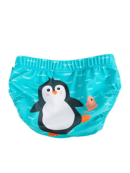 Zoocchini Kinder Badeanzug Schwimmwindel Hellblau